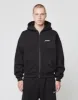 Basic Script Hooded Zip sold by Live Fast Die Young