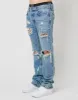 Distressed Flared Denim sold by Live Fast Die Young