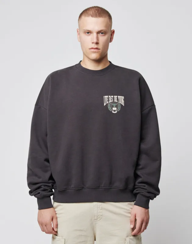 Live Fast Die Young Chest Sweater sold by Live Fast Die Young