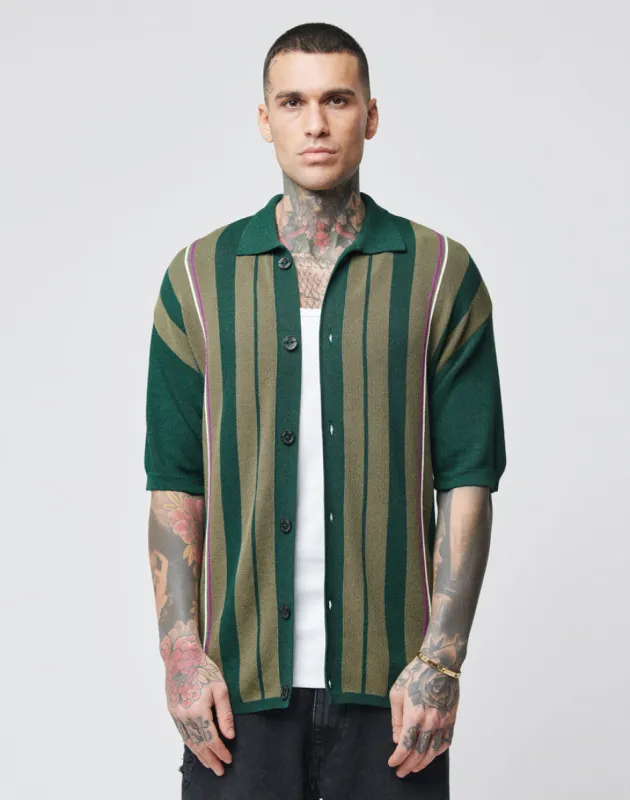 Striped Knit Shirt sold by Live Fast Die Young