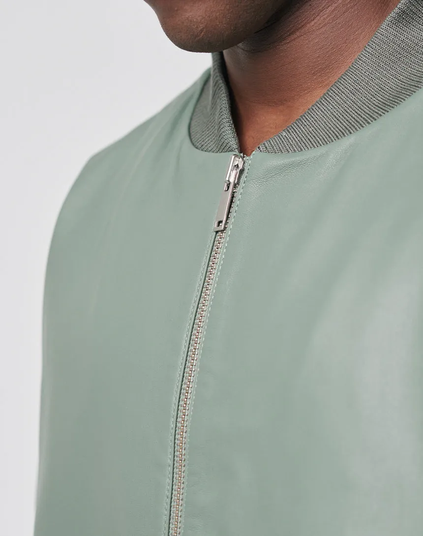 Live Fast Leather Bomber sold by Live Fast Die Young product image thumbnail 5