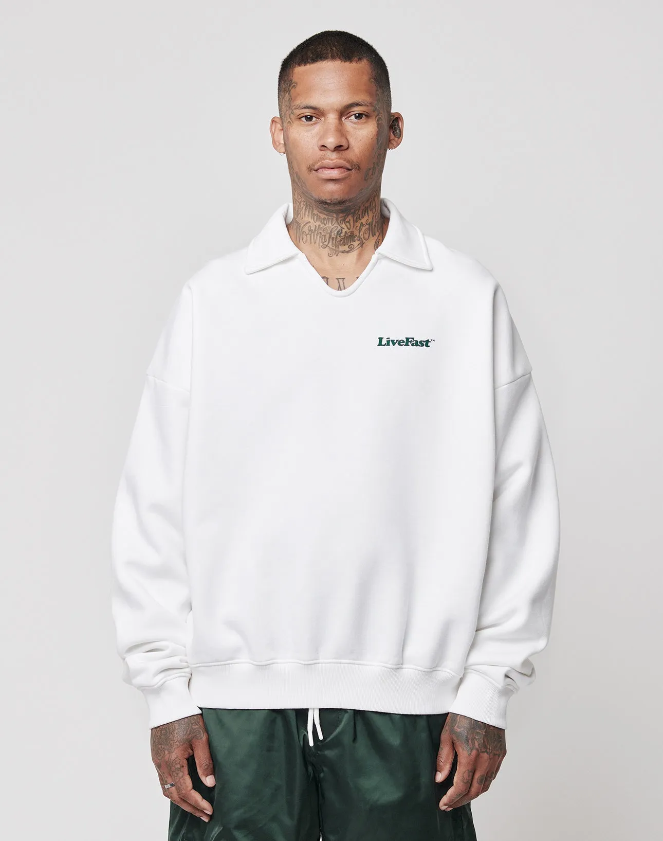 Basic Collar Sweater sold by Live Fast Die Young