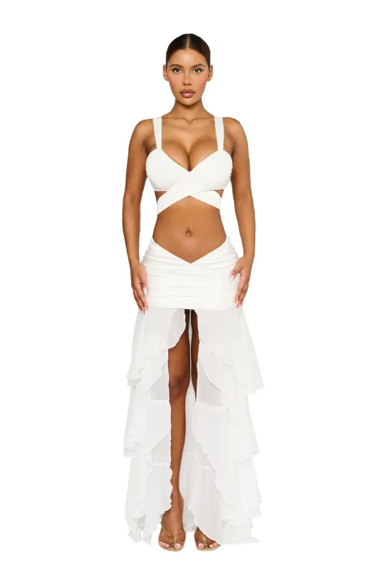 Sani Skirt - Chantilly sold by CouCoo