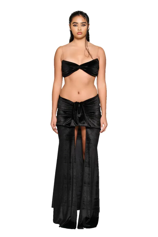 Kwai Crop Top - Tarmac sold by CouCoo