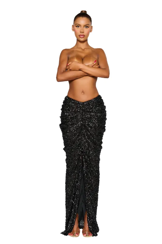 Yasur Skirt - Dark Matter Paillette sold by CouCoo