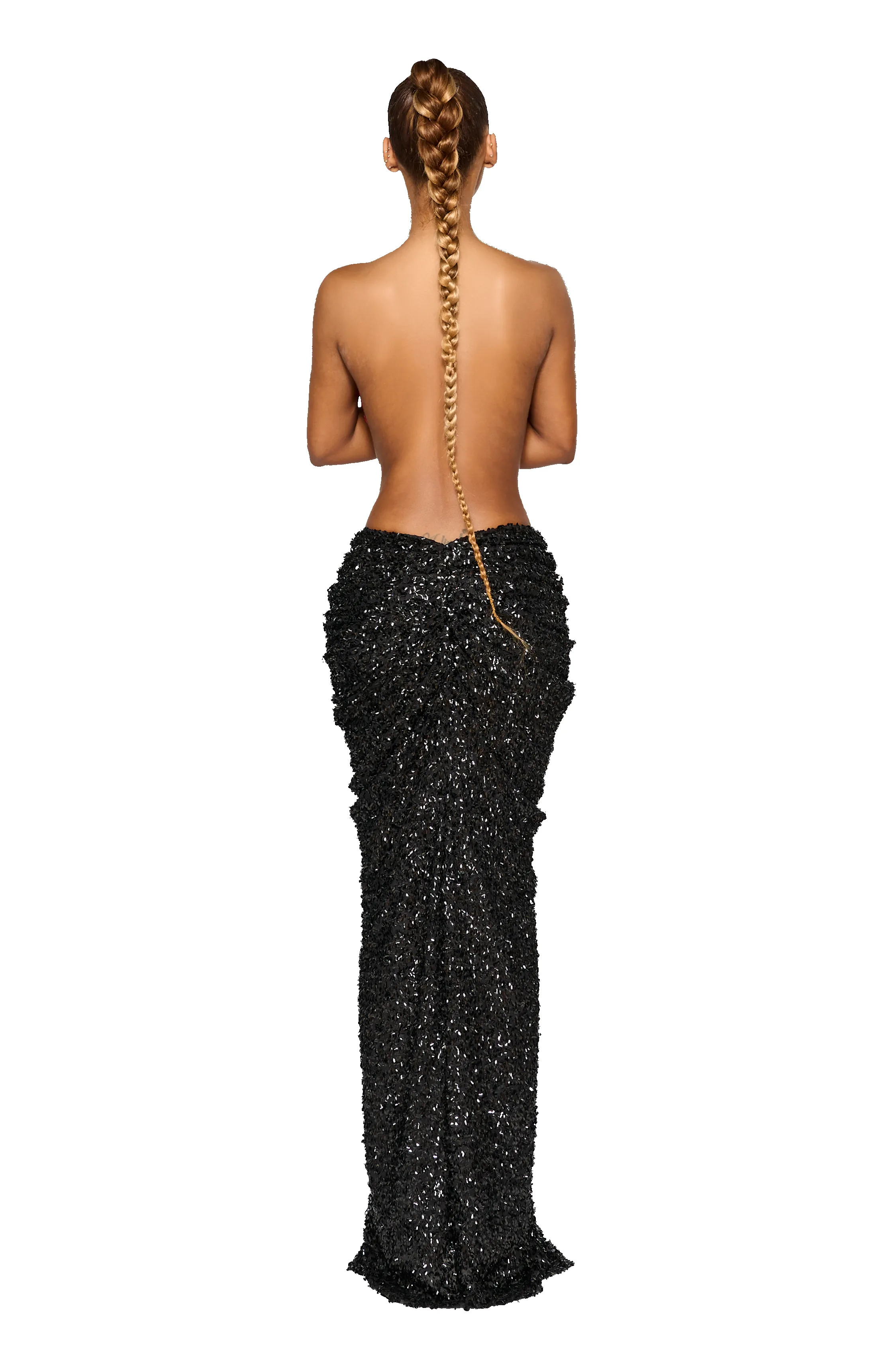 Yasur Skirt - Dark Matter Paillette sold by CouCoo product image thumbnail 3