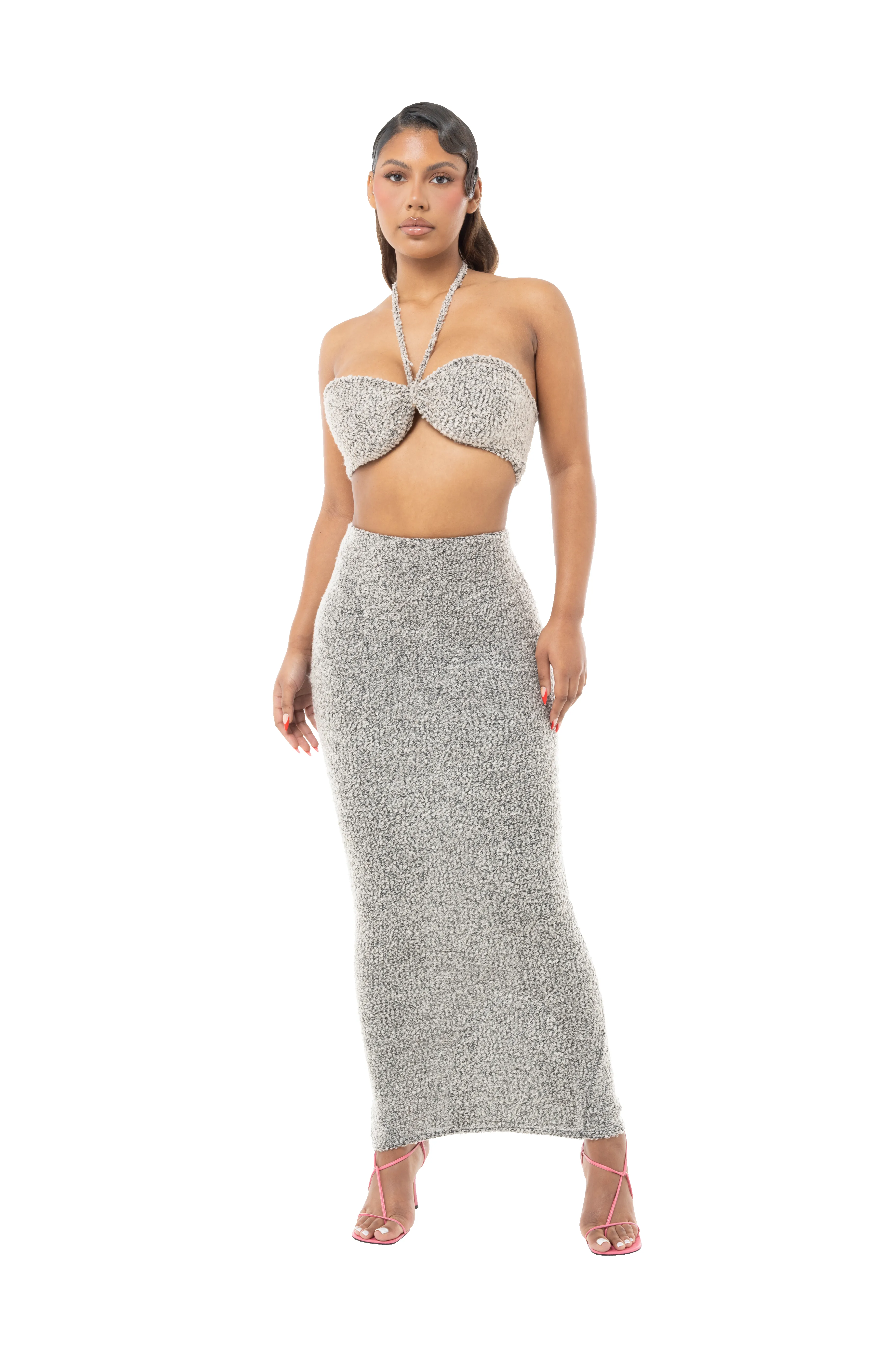 Two Piece Halter Maxi co-ord - Bottom sold by CouCoo product image thumbnail 4