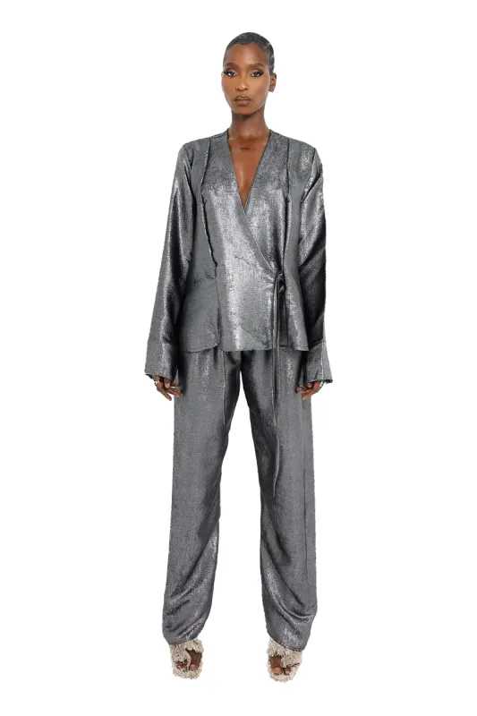 KAFNI TROUSERS - Burnished Boulder sold by CouCoo