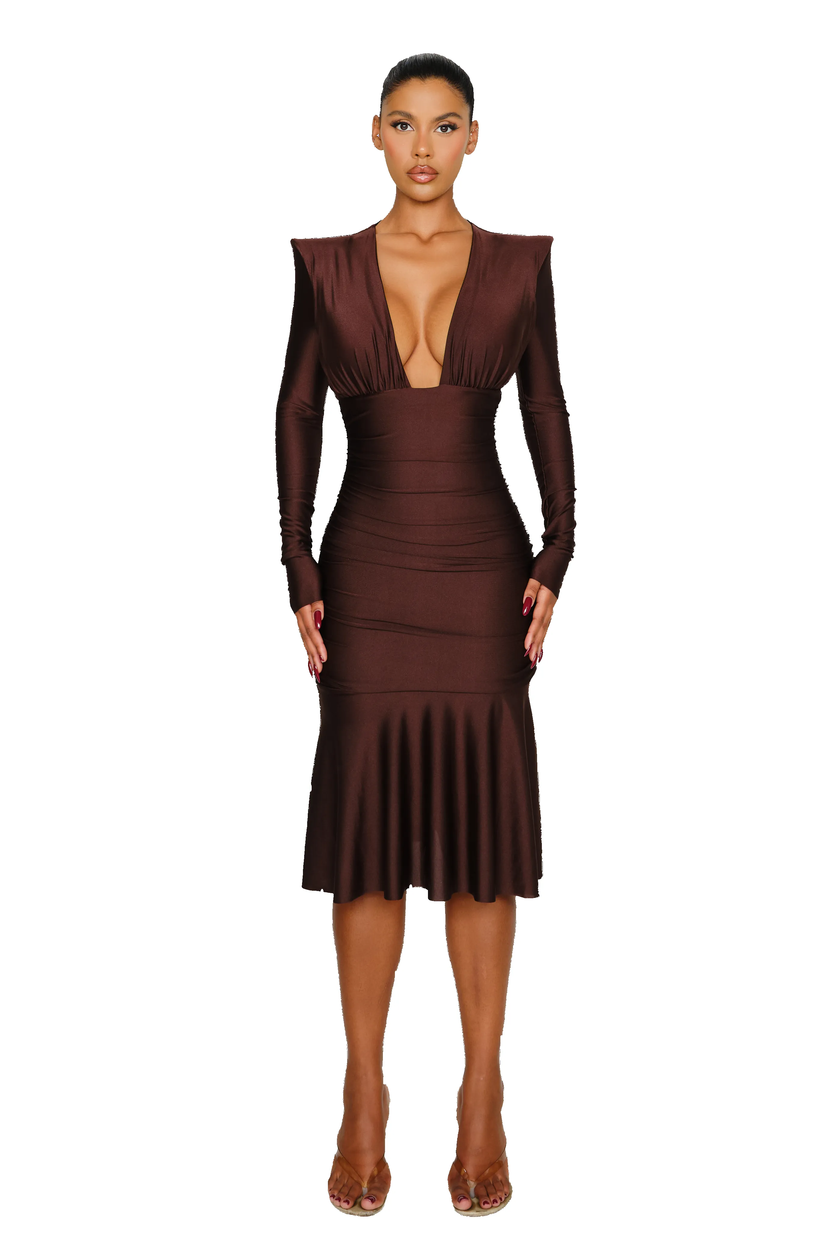 Lanai Dress - Chocolate sold by CouCoo