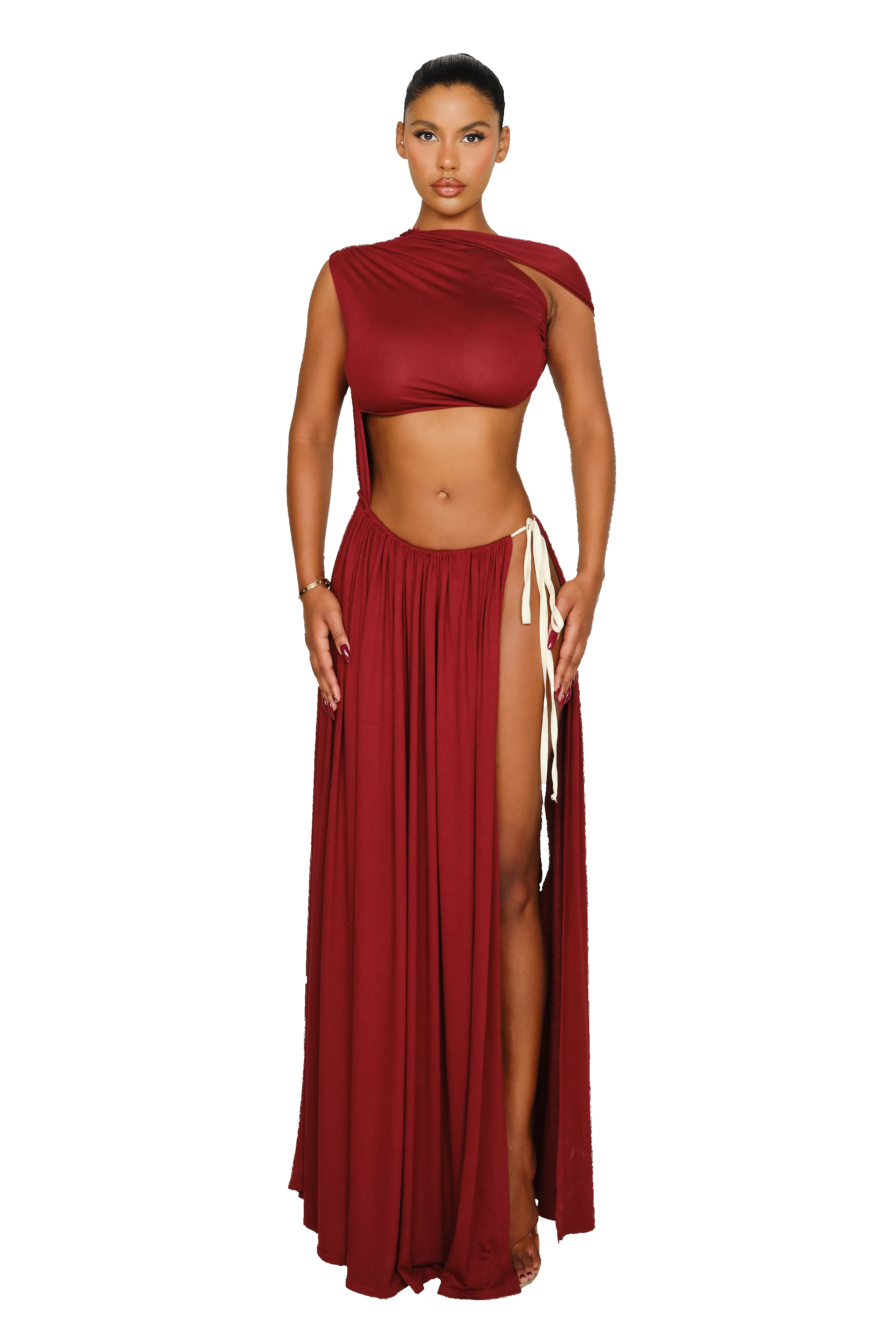 green emerald velvet dress LABEL STORE main image 0