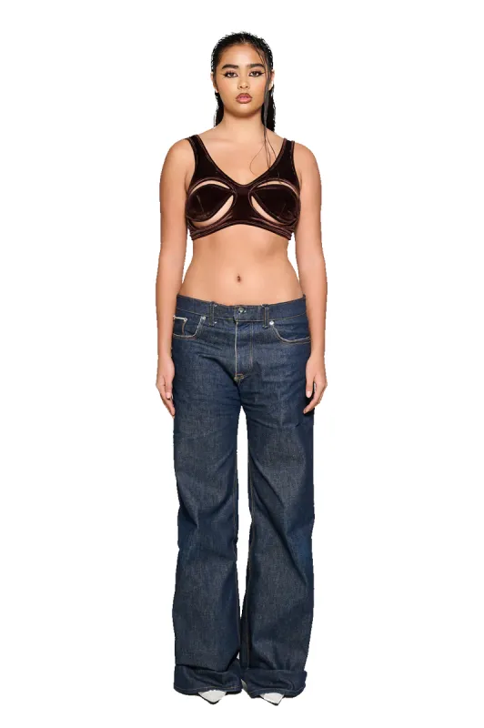 Rambla Crop Top - Clove sold by CouCoo