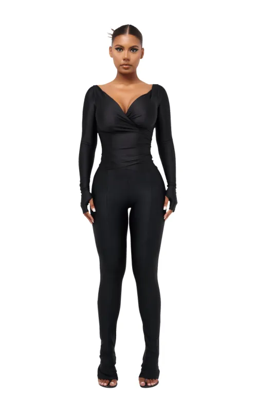 LANAI LONG-SLEEVED TOP - SQUID INK sold by CouCoo