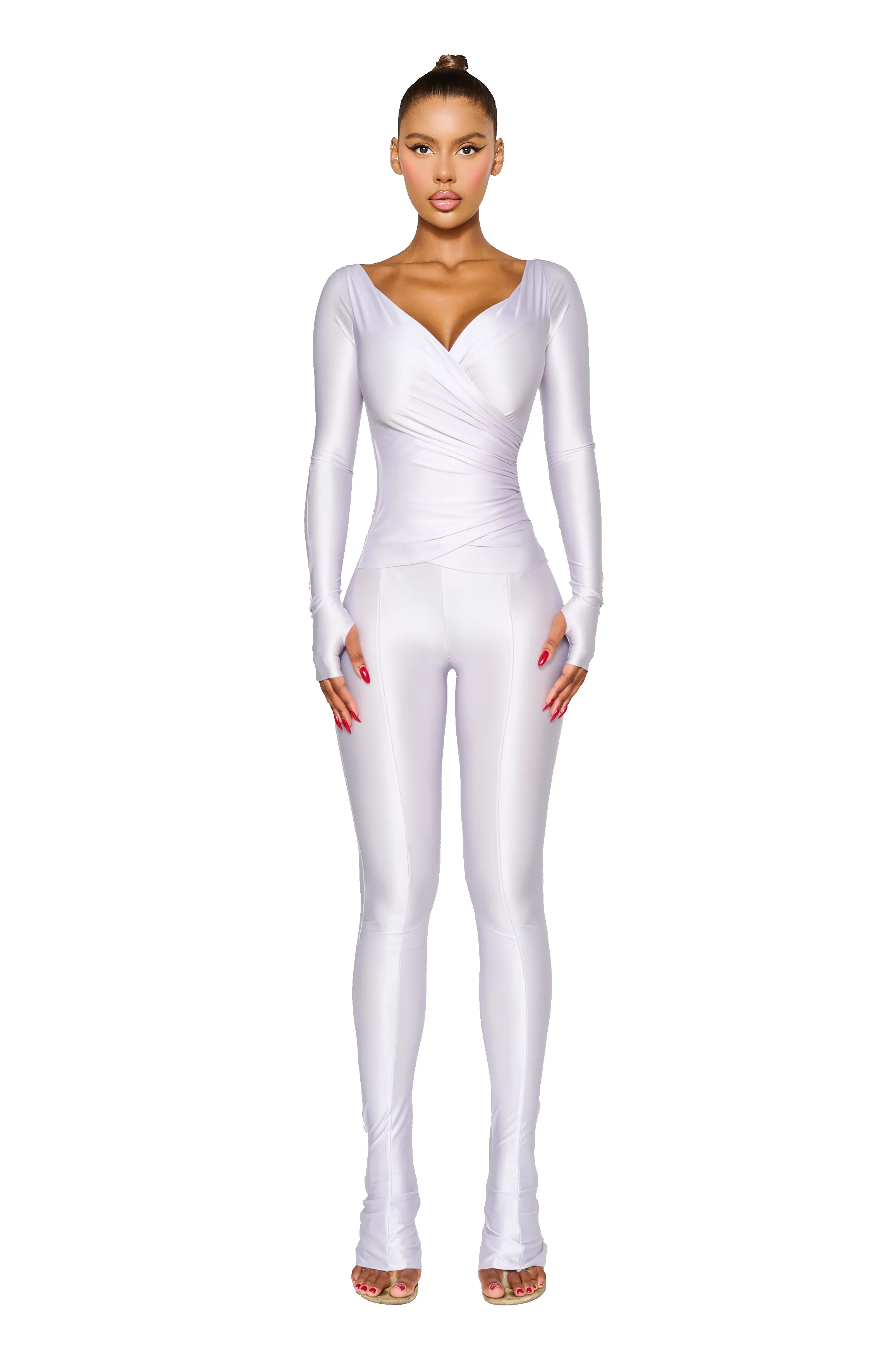 LANAI LONG-SLEEVED TOP - Lavender sold by CouCoo