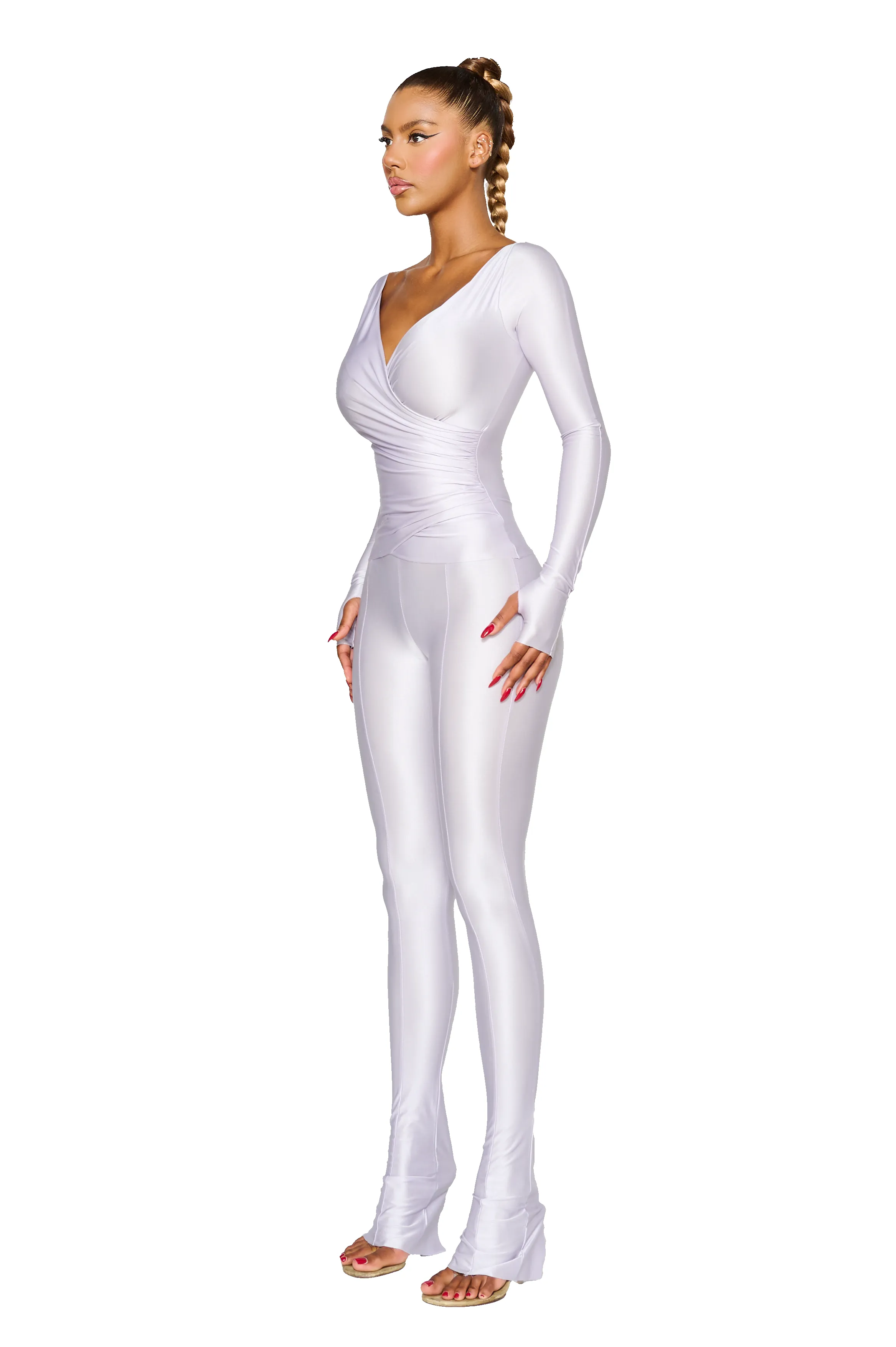 LANAI LONG-SLEEVED TOP - Lavender sold by CouCoo product image thumbnail 2