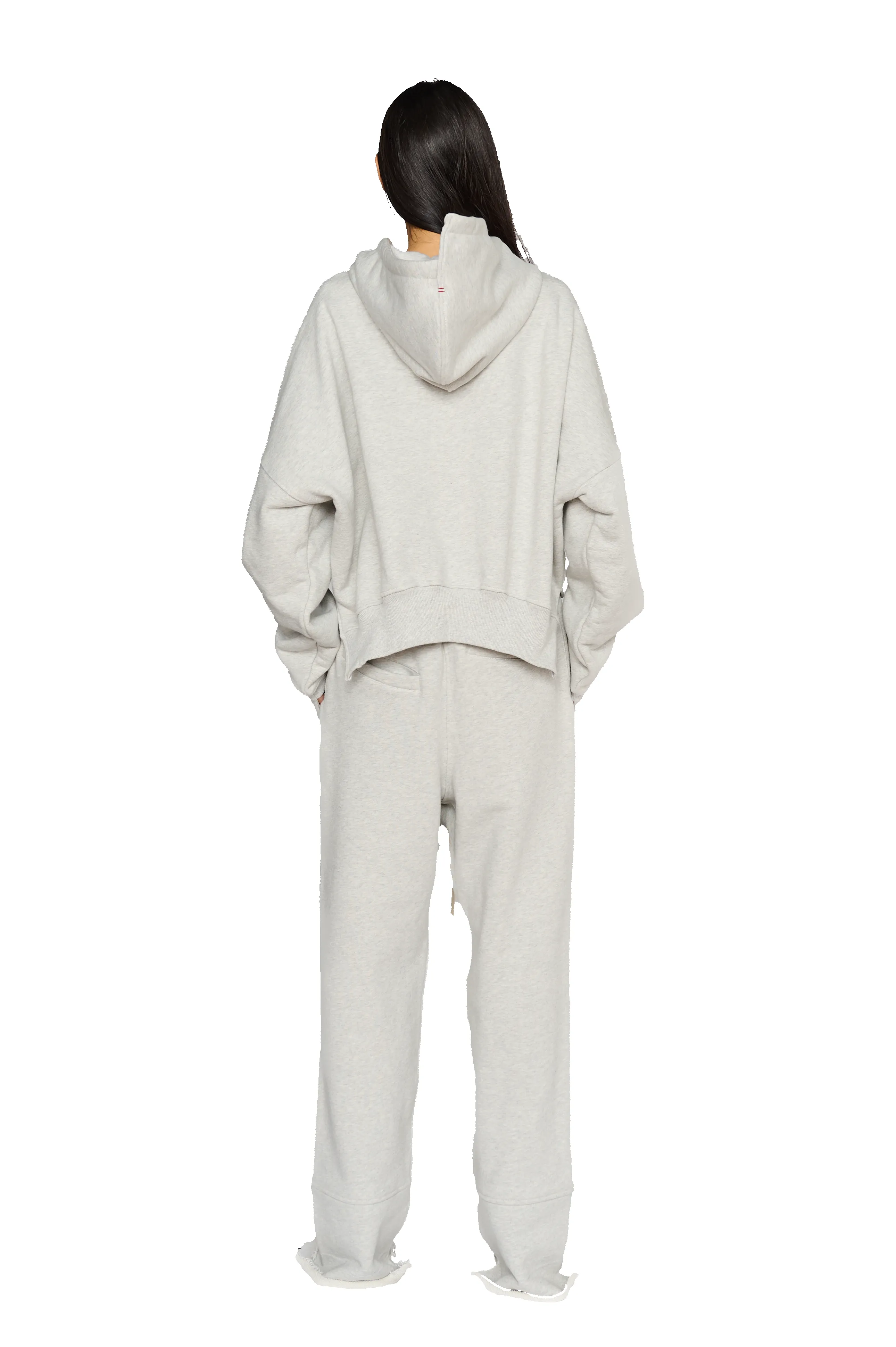 Asymmetric, Drop Crotch Tracksuit Bottoms - Cloud sold by CouCoo product image thumbnail 3