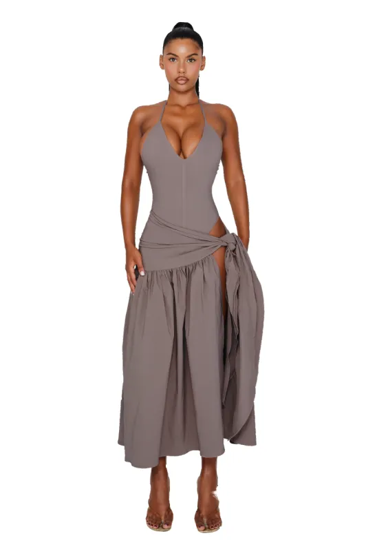 Atacama Dress - Shiitake sold by CouCoo