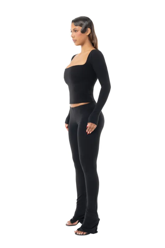 Basic Long Sleeve Square Neck sold by CouCoo