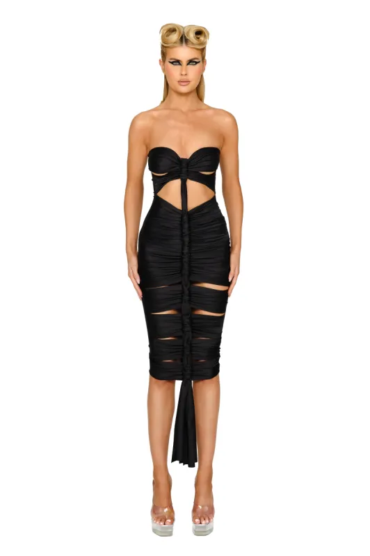 Raki Dress - Squid Ink sold by CouCoo