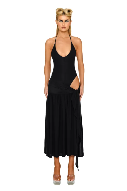 Atacama Knit Dress - Black Cat sold by CouCoo