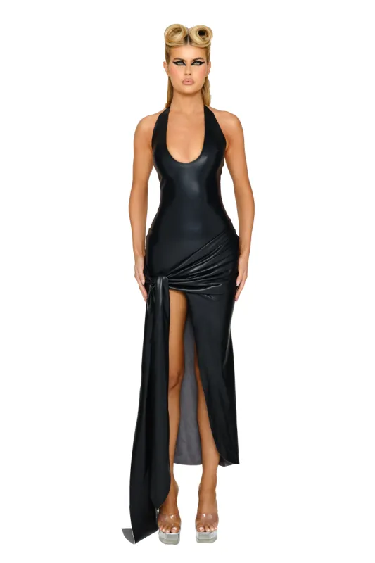 Faux Leather Jaya Dress - Tyre sold by CouCoo