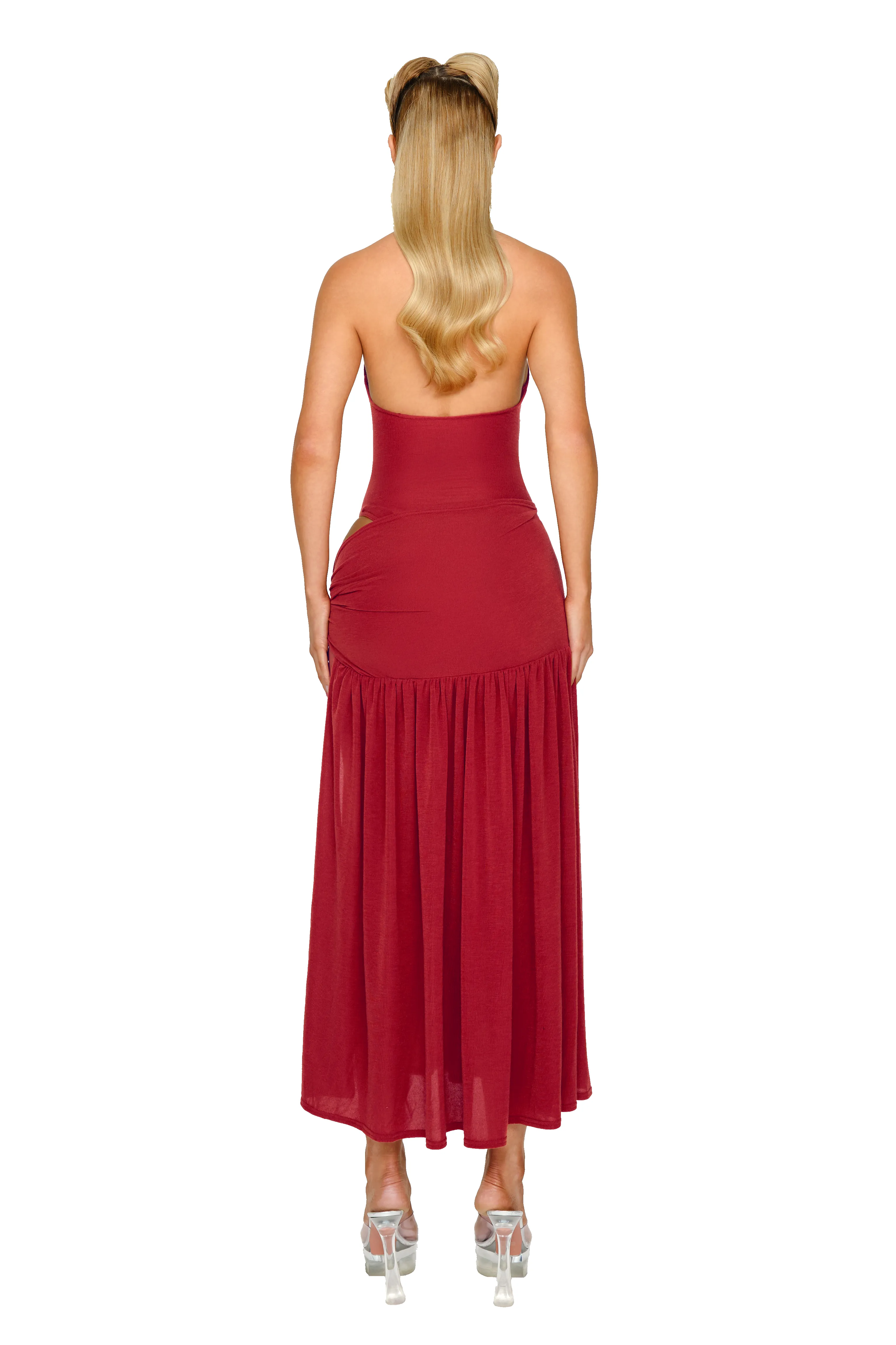 Atacama Knit Dress - Cherry Juice sold by CouCoo product image thumbnail 3