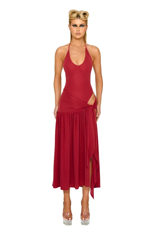 Atacama Knit Dress - Cherry Juice sold by CouCoo