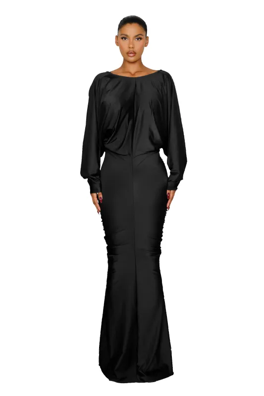 Guban Dress - Squid Ink sold by CouCoo