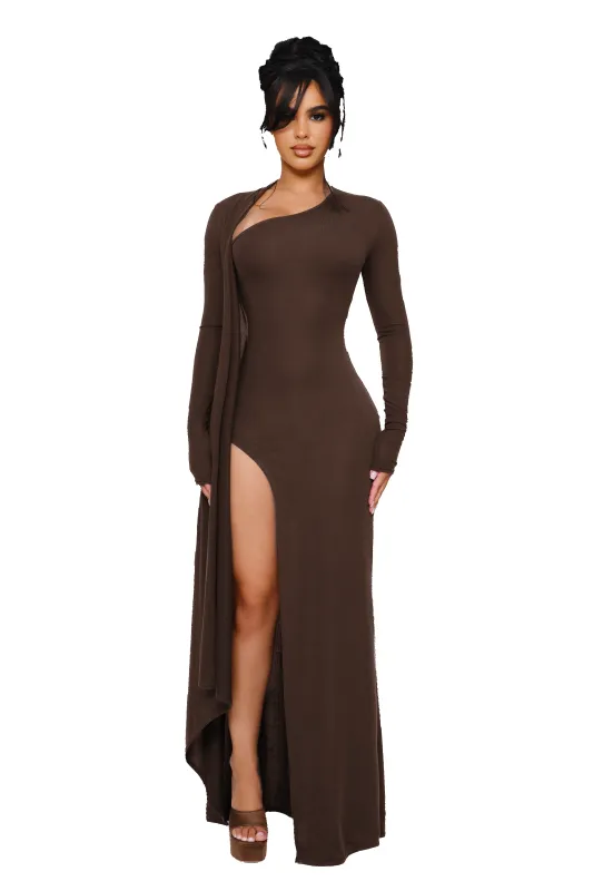 Zyne Knit Dress - Decoy Flesh sold by CouCoo