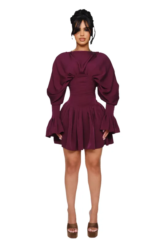 Dusk Draped Mini Dress - Ripe Undoing sold by CouCoo