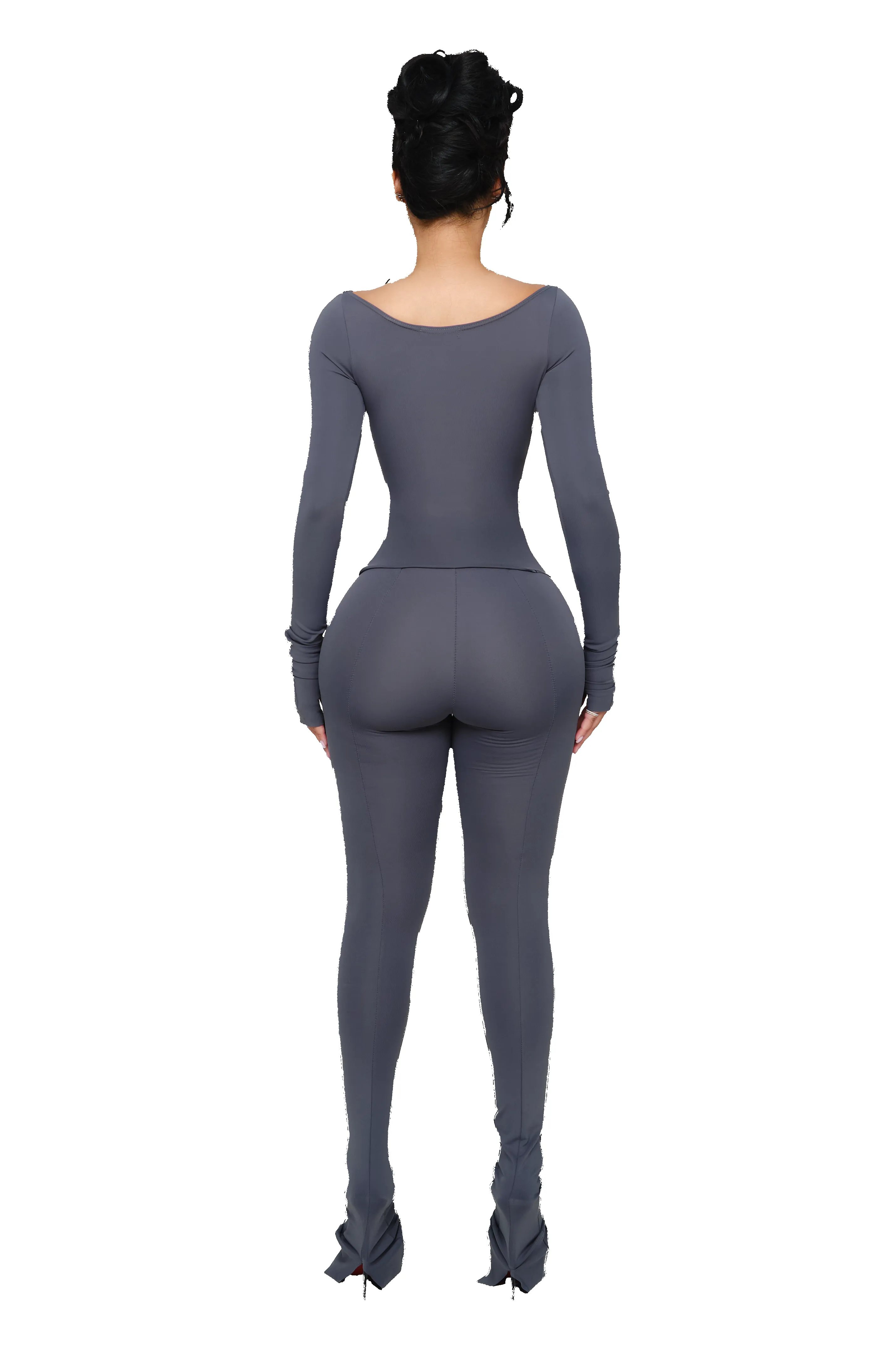 Lanai Long Sleeved Top - Grey Wire sold by CouCoo product image thumbnail 3