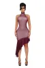 Caliri Ruffle Mini Dress - Sweet Bruise sold by CouCoo