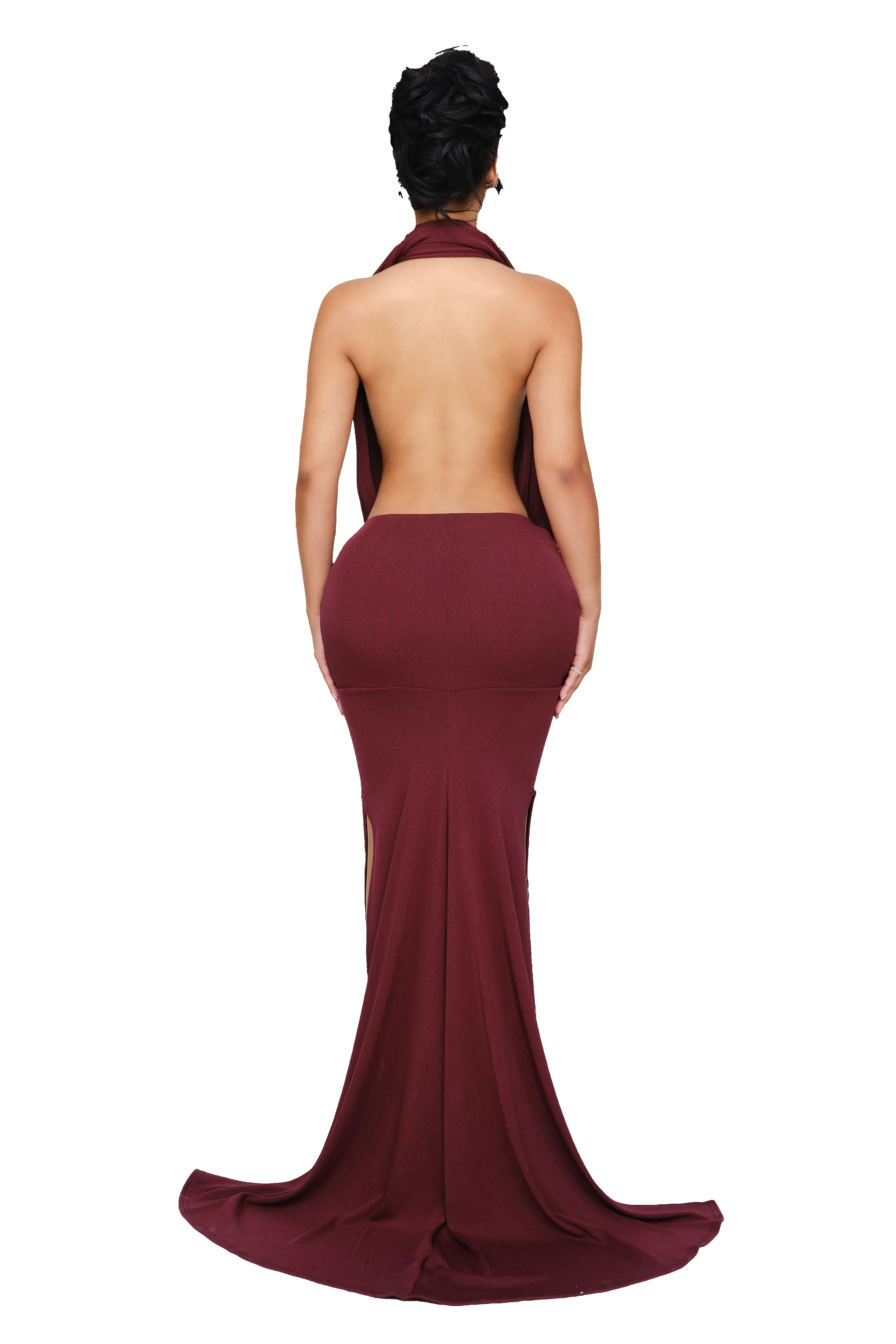 Fael Cut Out Knit Maxi Dress - Rededicated sold by CouCoo product image thumbnail 4