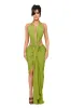 Dionè Halter Midi Dress - Martini Pith sold by CouCoo