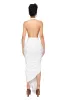 Dionè Halter Midi Dress - Ice Milk sold by CouCoo