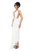 Dionè Halter Midi Dress - Ice Milk sold by CouCoo