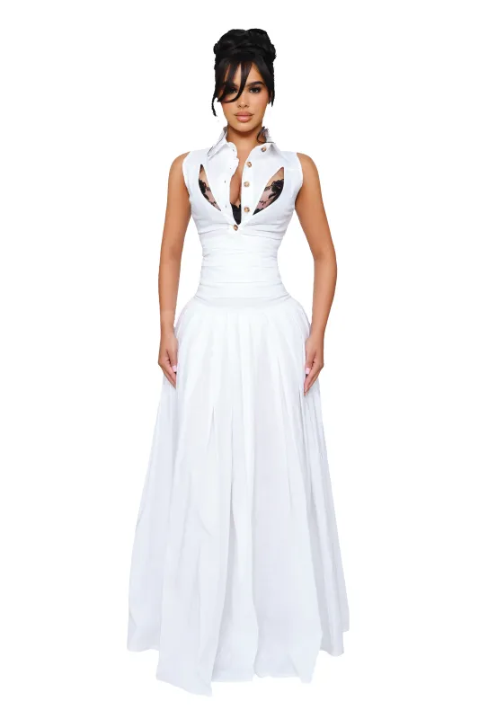Fuji Maxi Skirt - Arctic sold by CouCoo