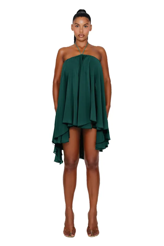 Thar Dress - Tropical Pine Green sold by CouCoo