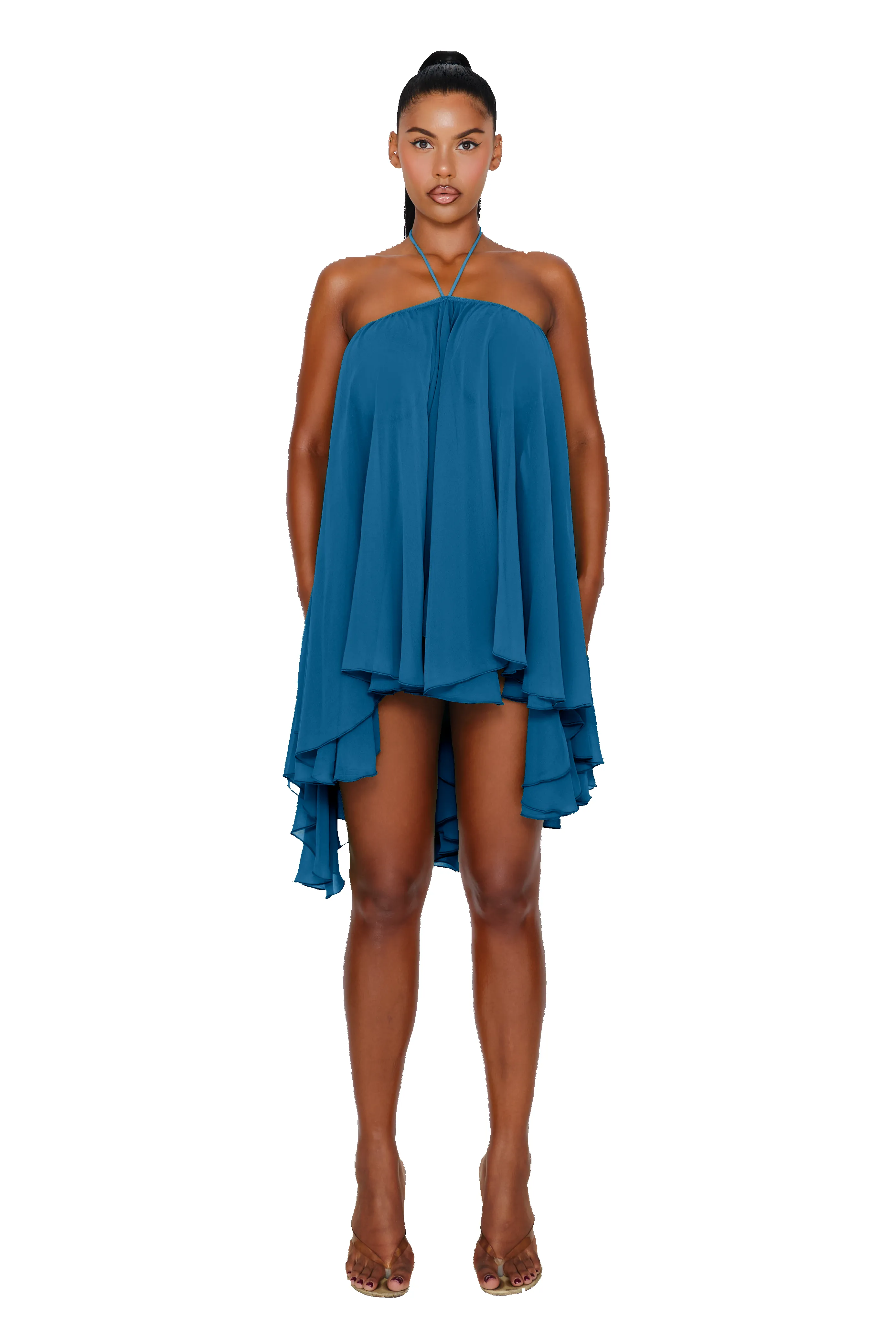 Thar Dress - Ocean Slate sold by CouCoo