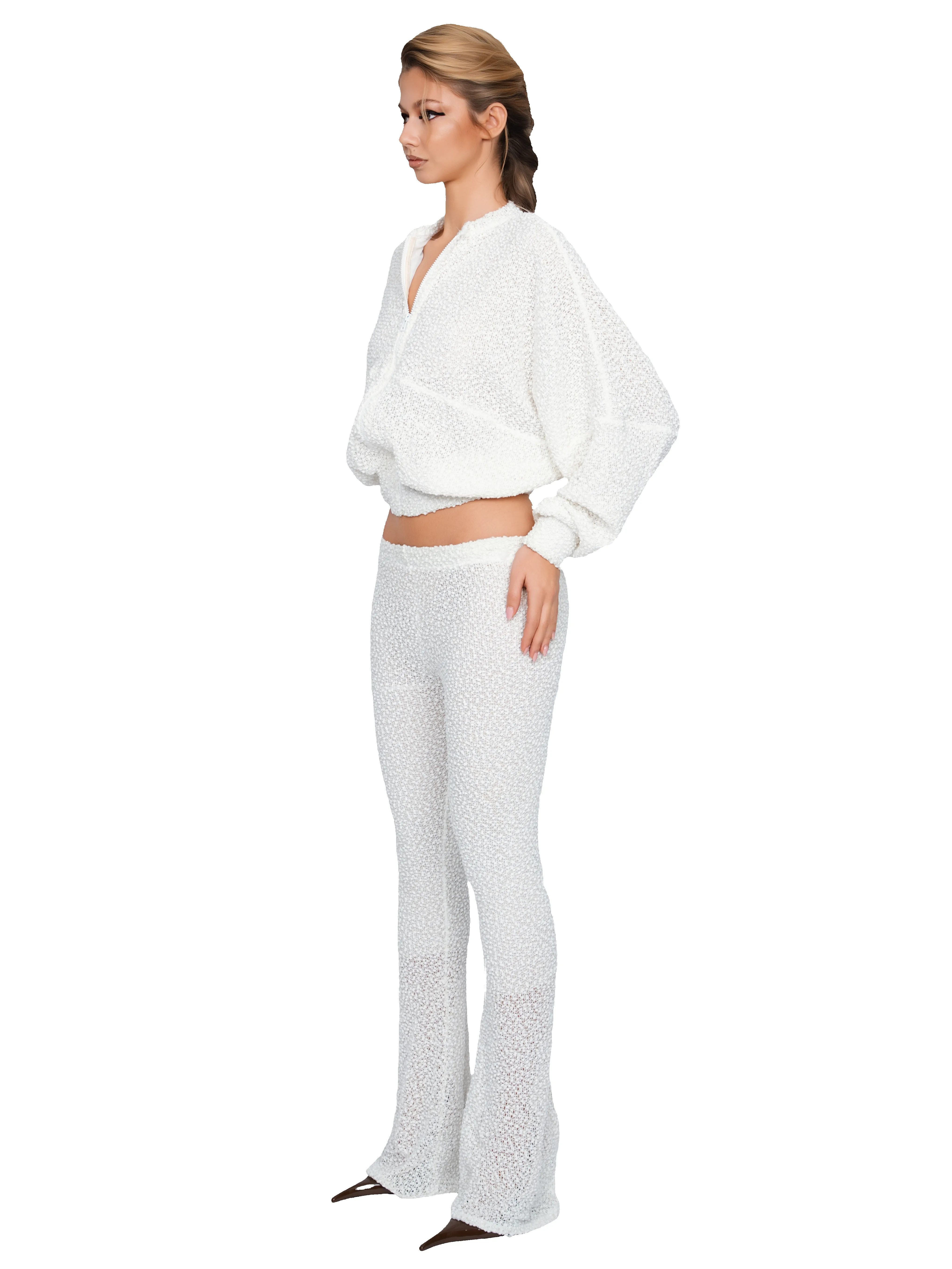 Palla Bianca Bomber Jacket - Opal Cream sold by CouCoo product image thumbnail 2