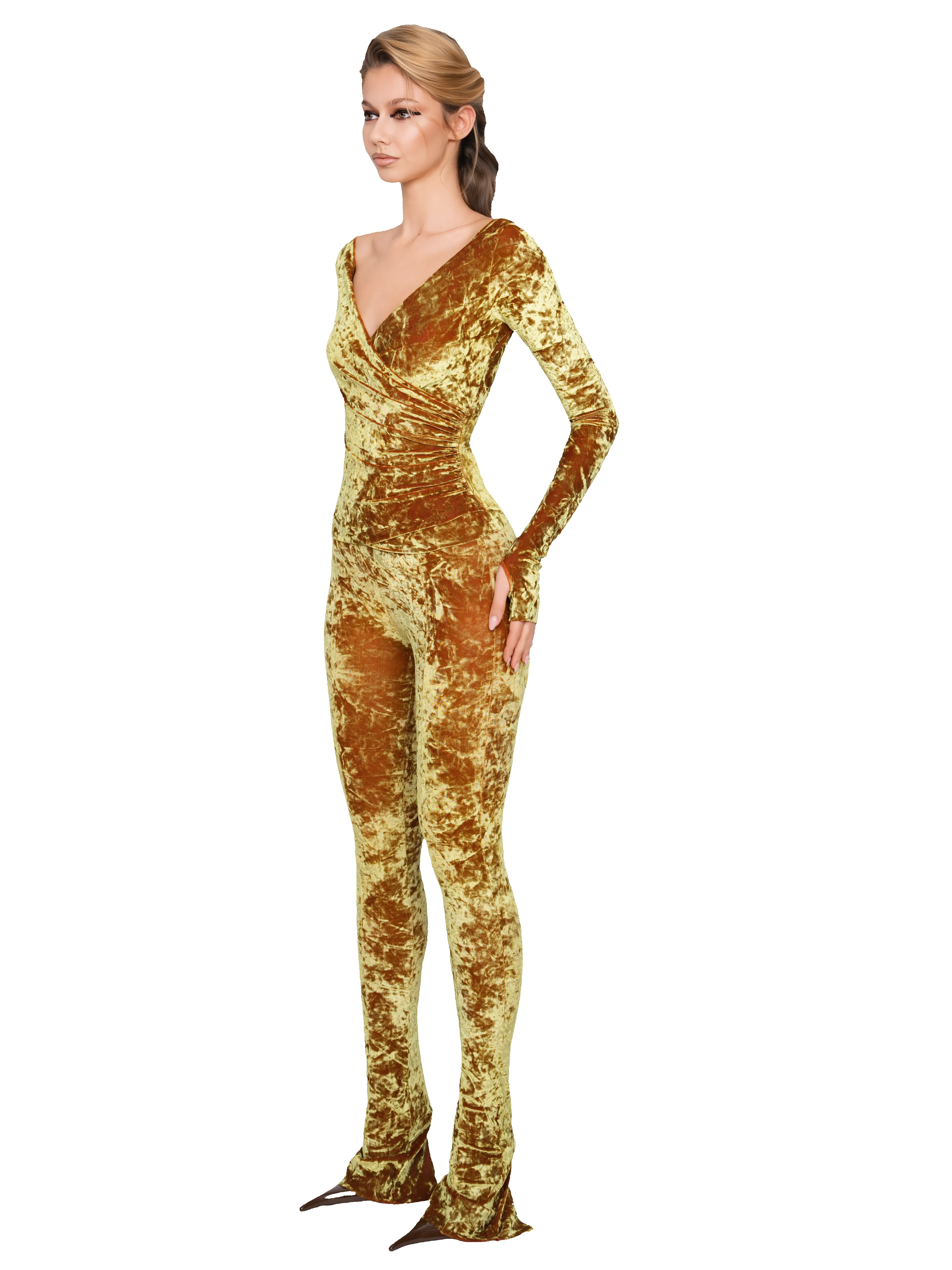 Lanai Long Sleeved Top - Honey Lime sold by CouCoo product image thumbnail 2