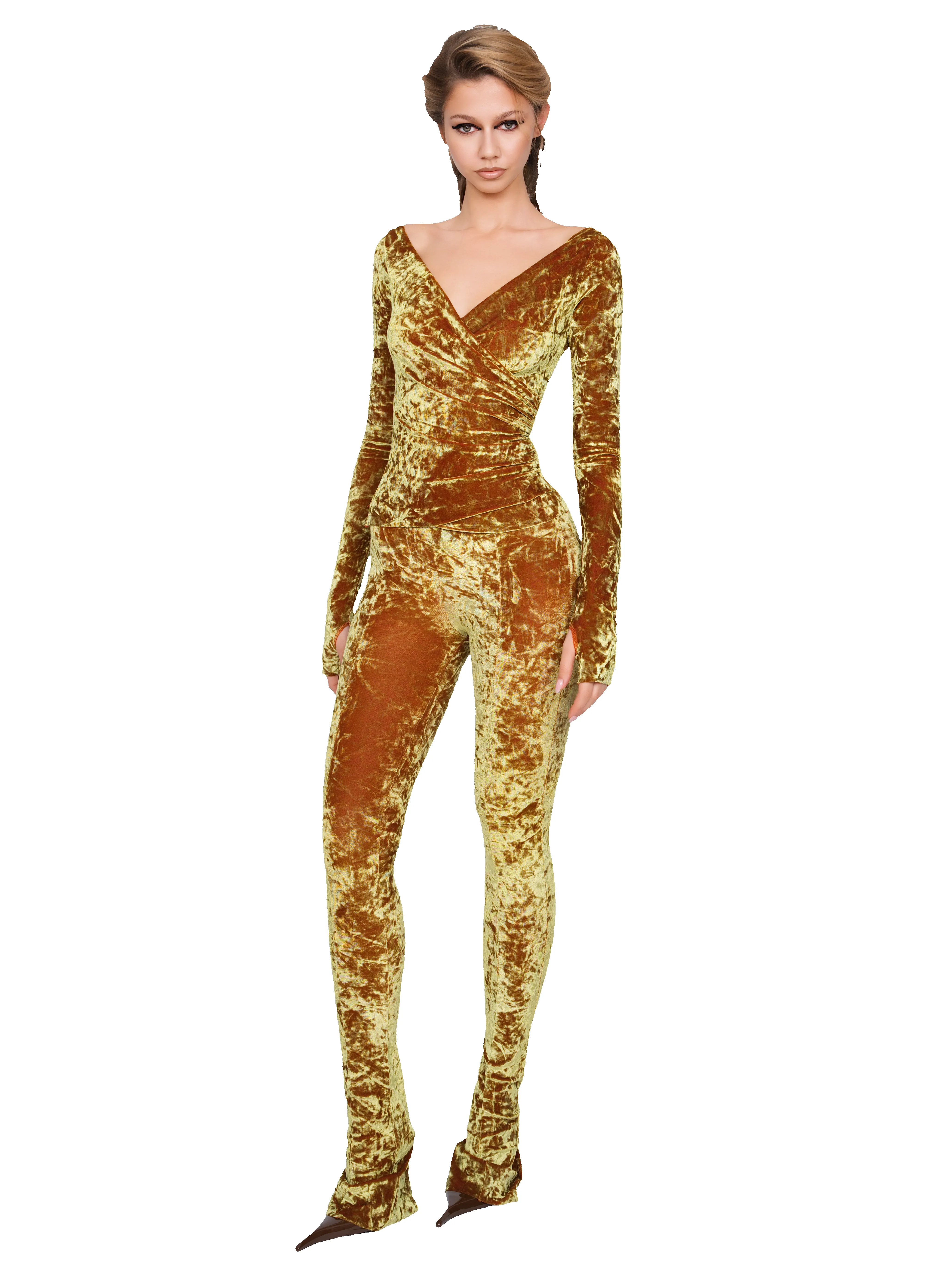 Lanai Long Sleeved Top - Honey Lime sold by CouCoo product image thumbnail 4