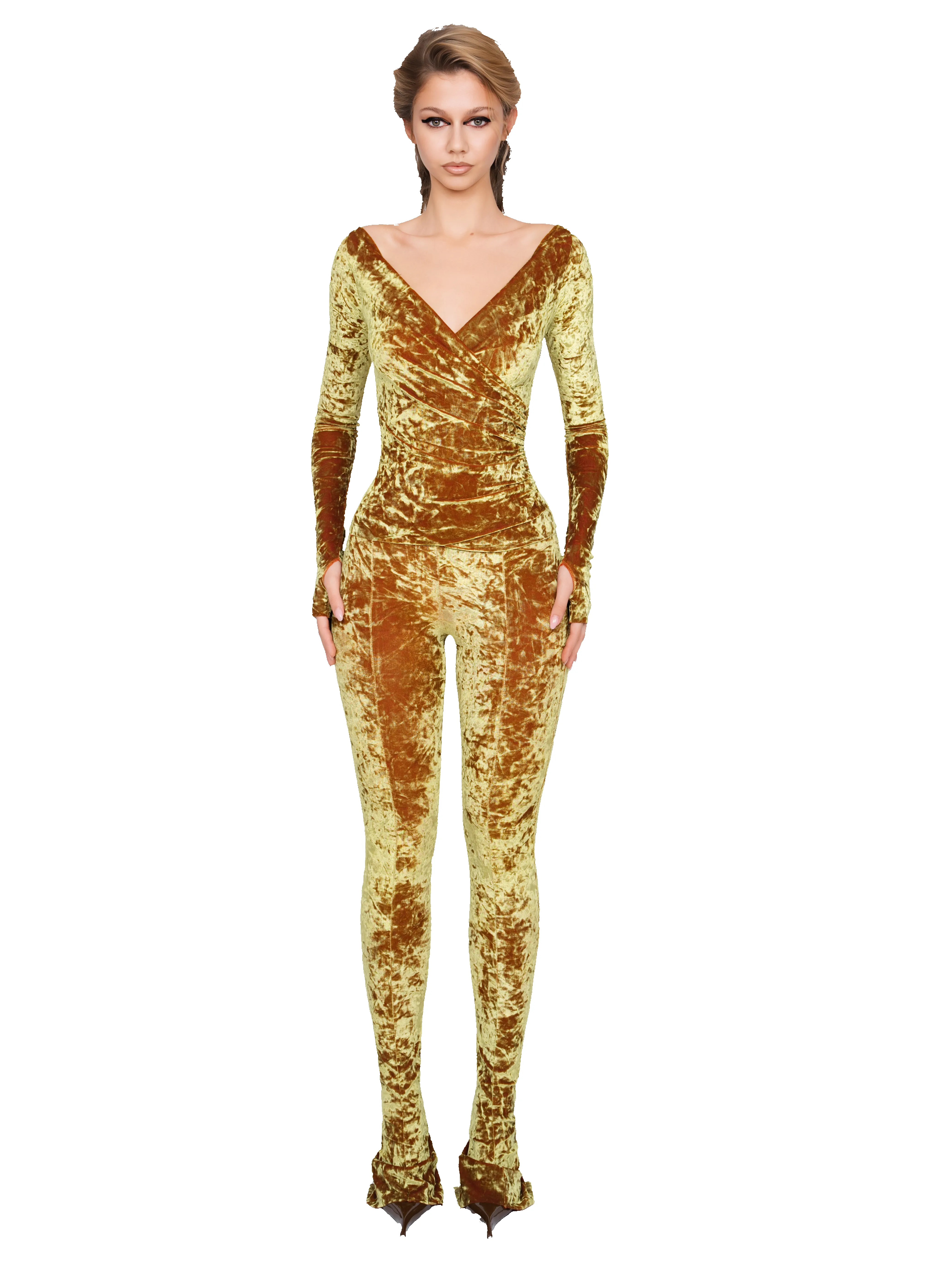 Lanai Long Sleeved Top - Honey Lime sold by CouCoo