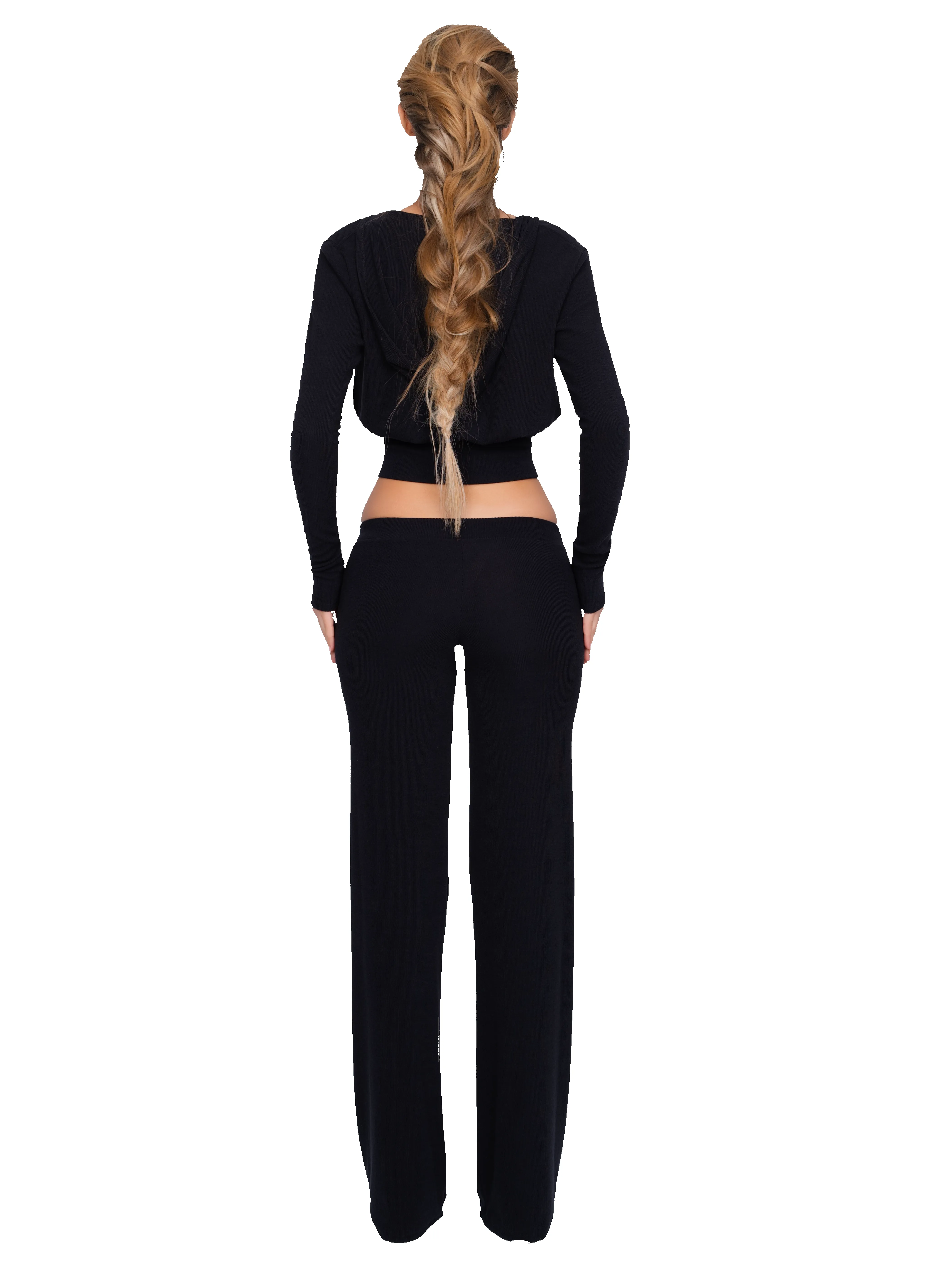 Pordena Ribbed Trouser - Obsidian Rib sold by CouCoo product image thumbnail 3