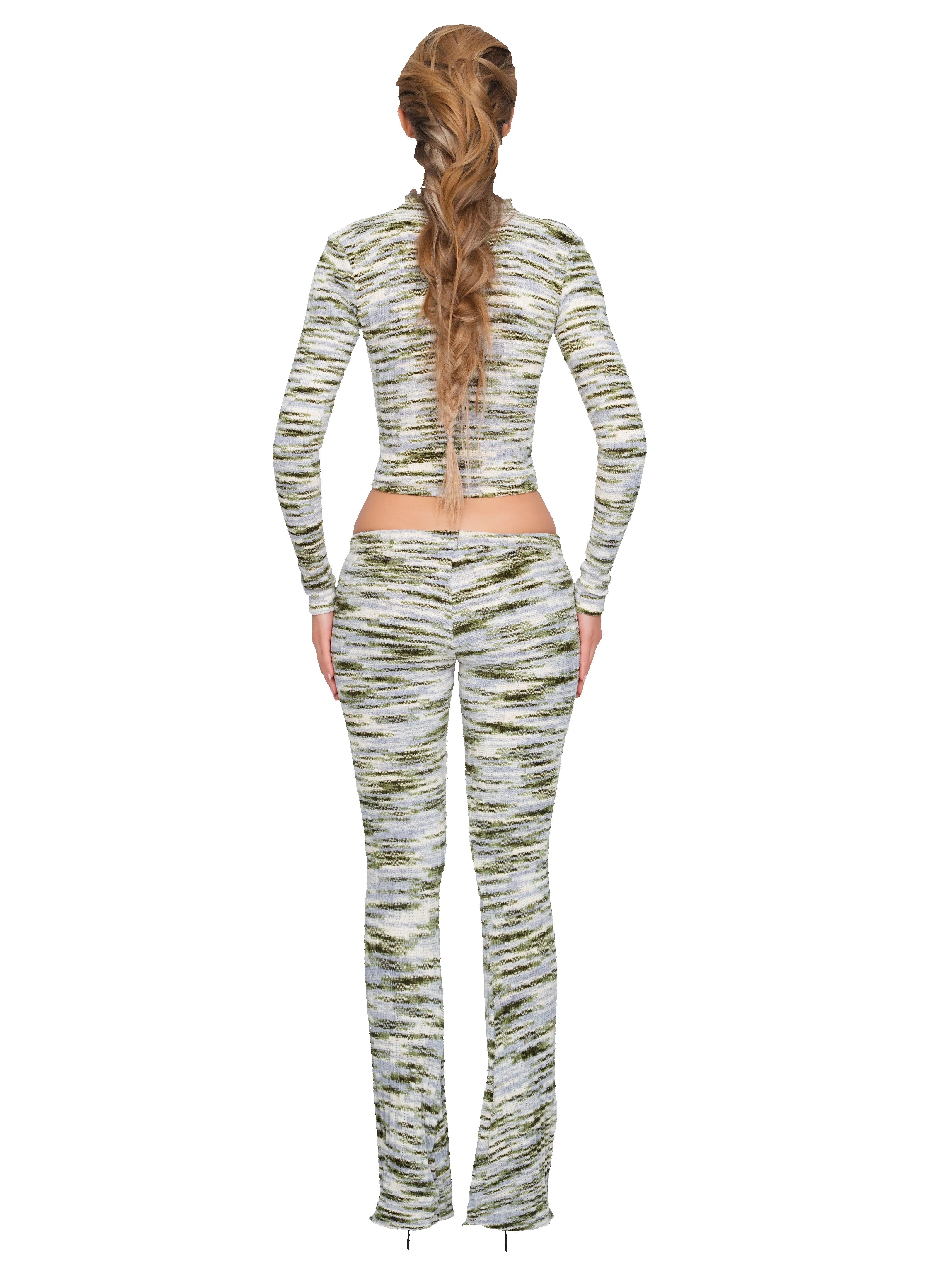Dola Trouser - Moss Strata sold by CouCoo product image thumbnail 3