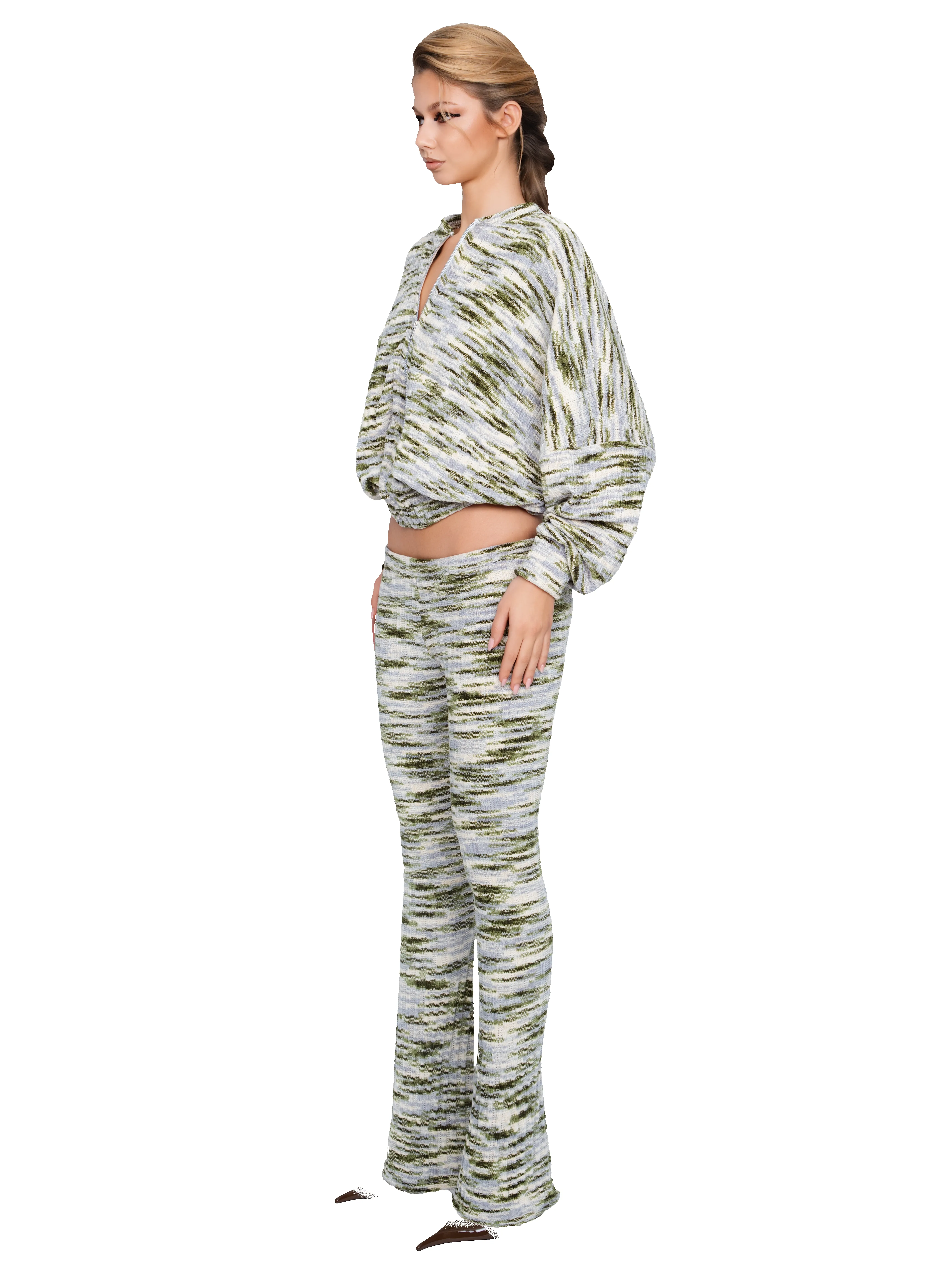 Dola Zip Bomber - Moss Strata sold by CouCoo product image thumbnail 2