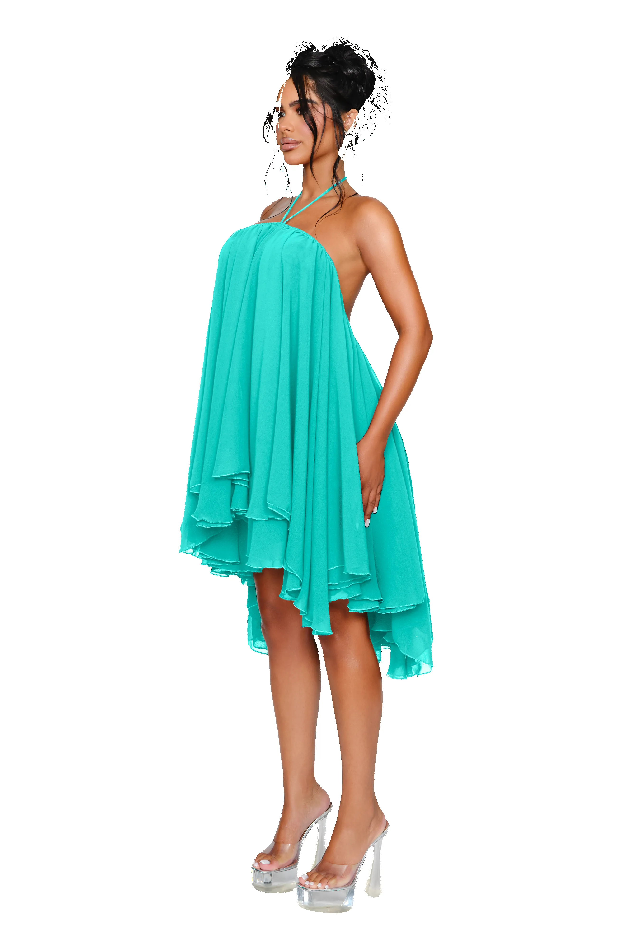 Thar Dress - Aqua Blue sold by CouCoo product image thumbnail 2