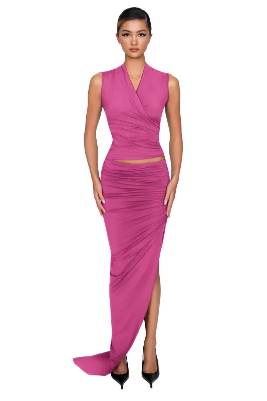 Loma Sleeveless Top - Flamingo Pink made by CouCoo