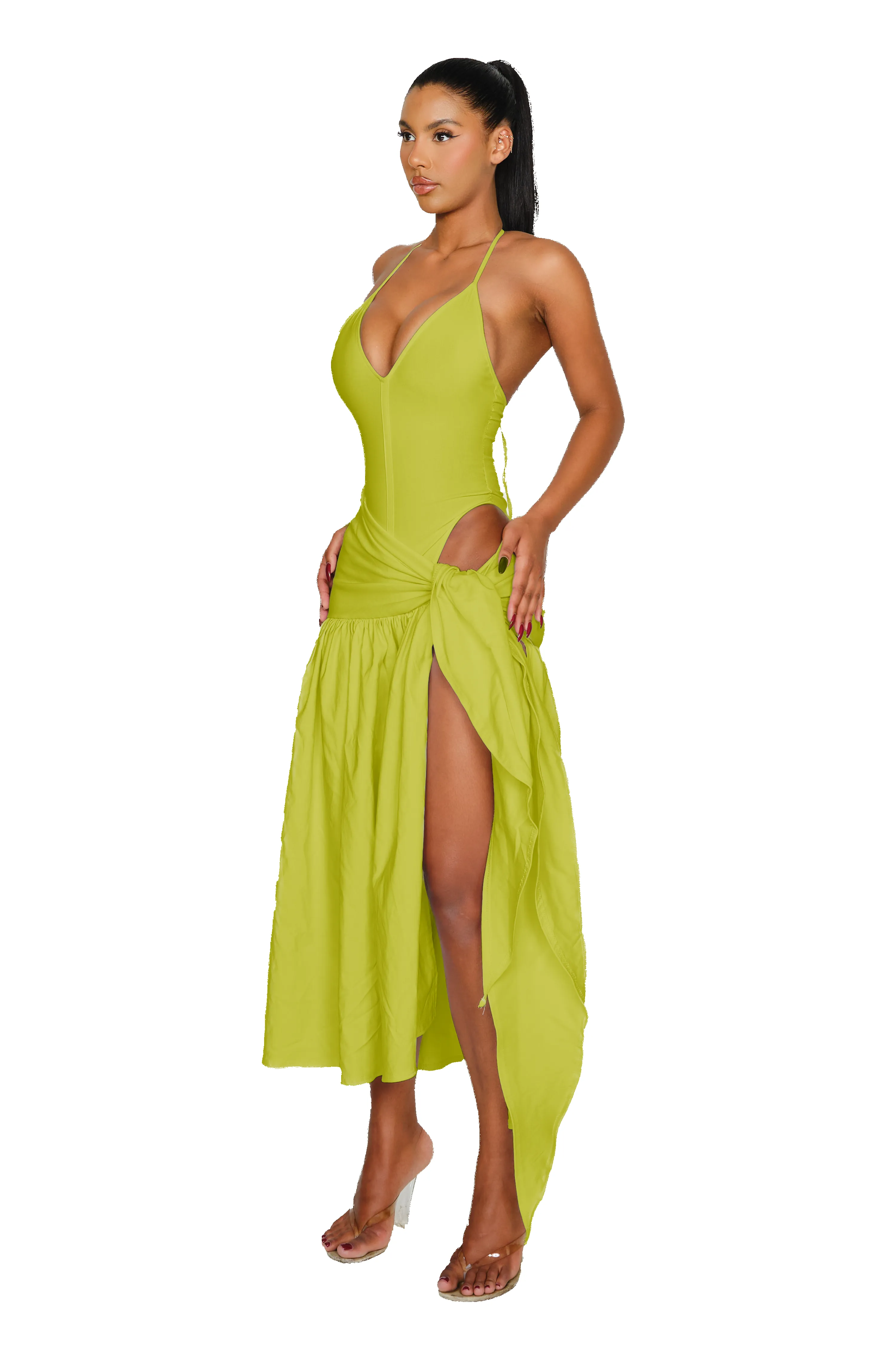 Atacama Dress - Fresh Lime sold by CouCoo product image thumbnail 2