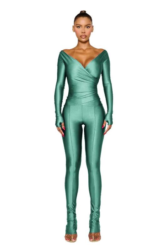 LANAI LONG-SLEEVED TOP - Malachite made by CouCoo