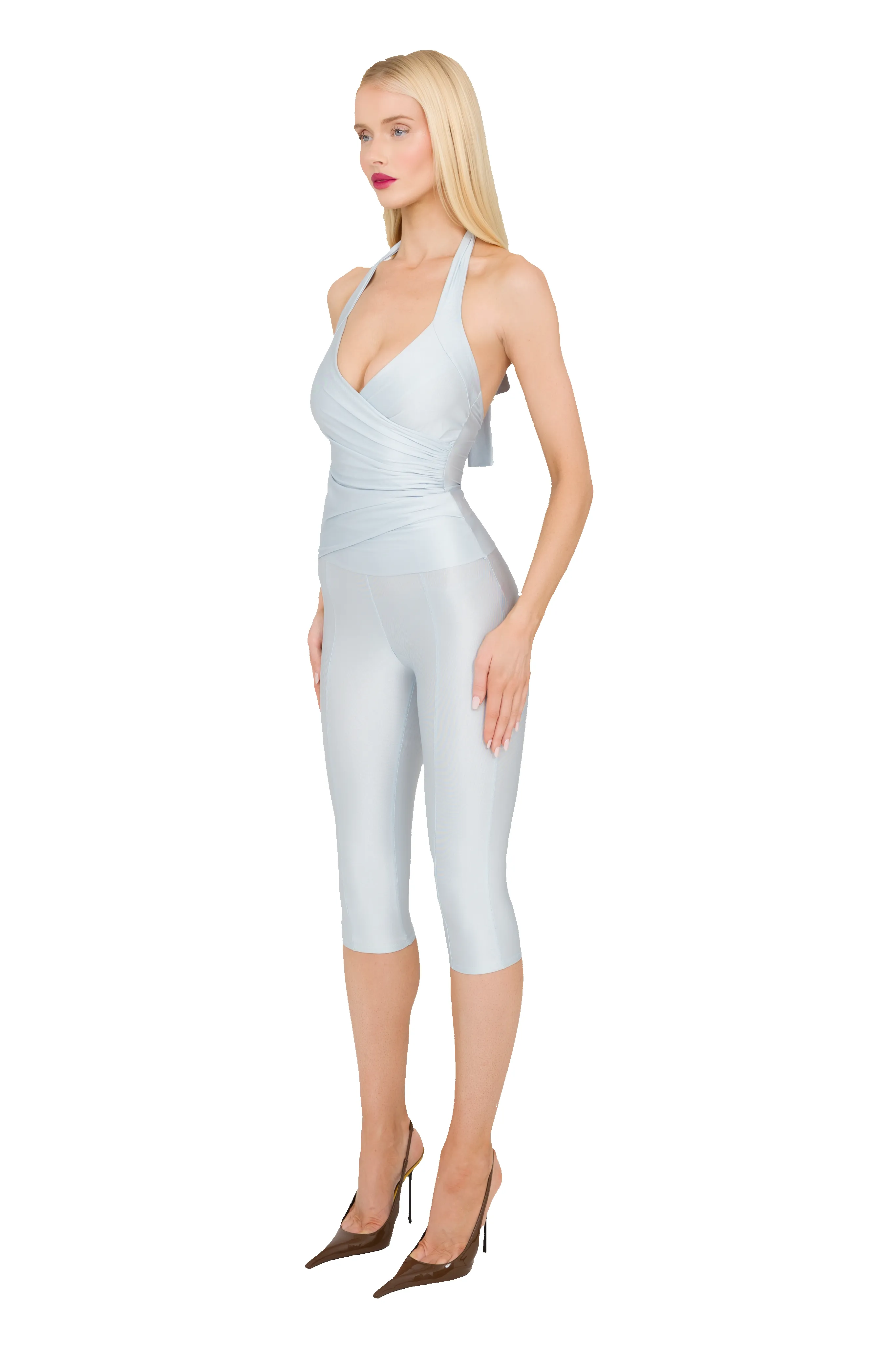 Lanai Halter Top - Ice Veil sold by CouCoo product image thumbnail 2